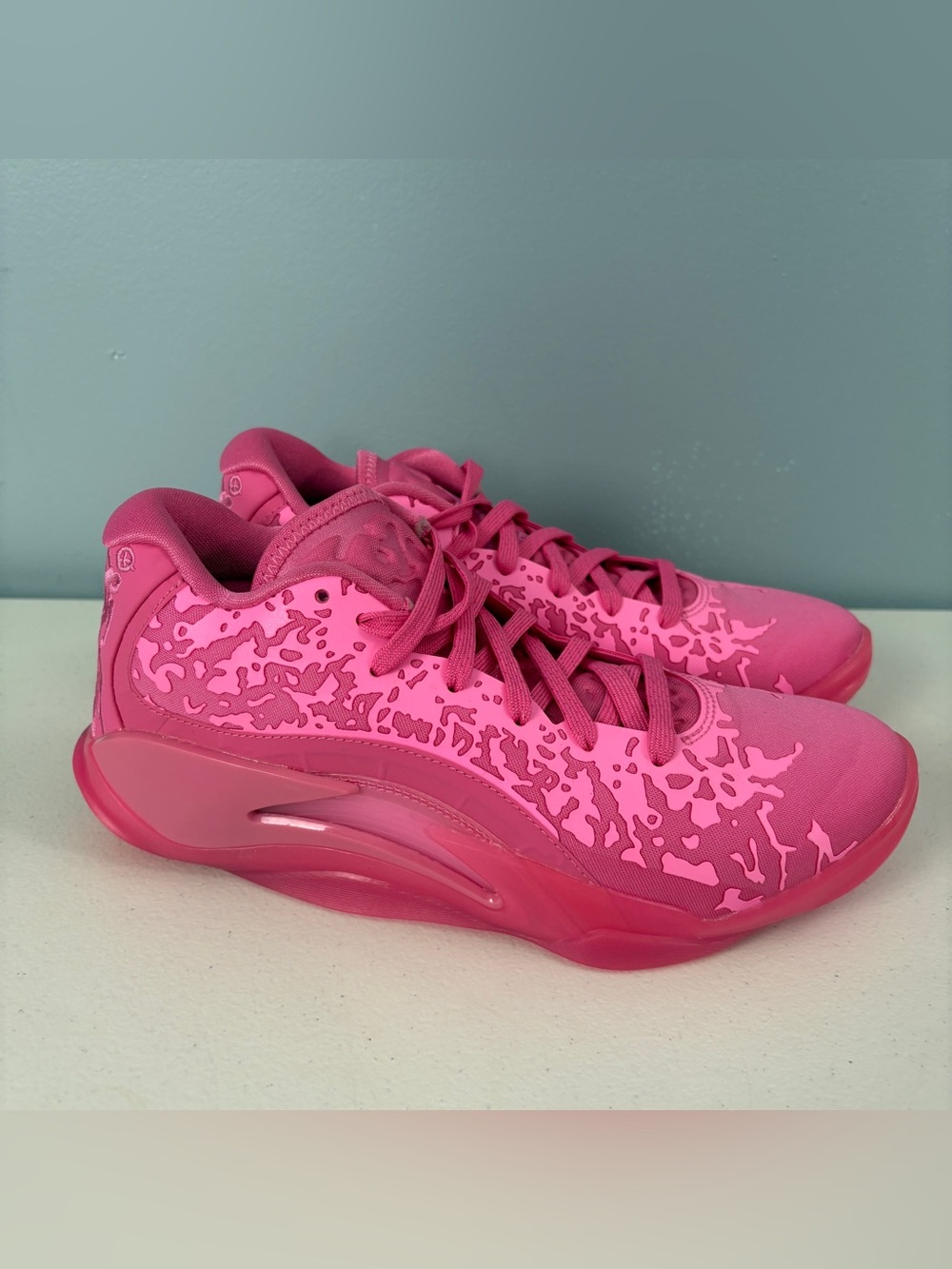 NIKE AIR JORDAN Zion3 Shoes Pink Lotus Kids Sz 6.5y Fit Woman Sz 8